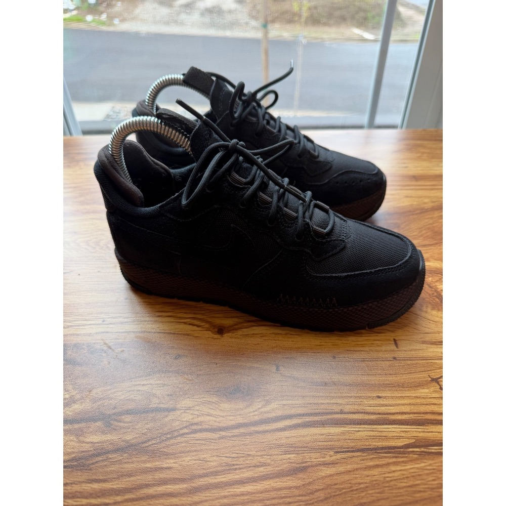 Nike Women's Wild Black Velvet Brown Cedar Air Force 1 FB2348-001 Size 5